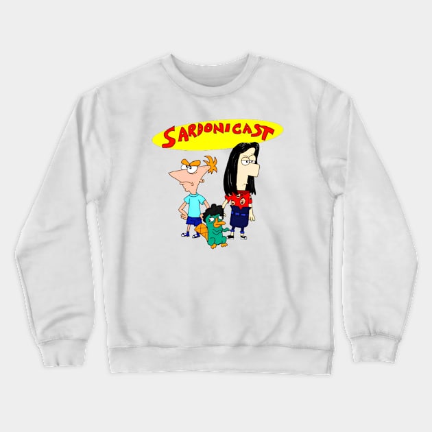 phineas and ferb Crewneck Sweatshirt by youne street